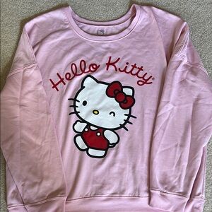 Hello Kitty Pink and Red Long Sleeve Tees